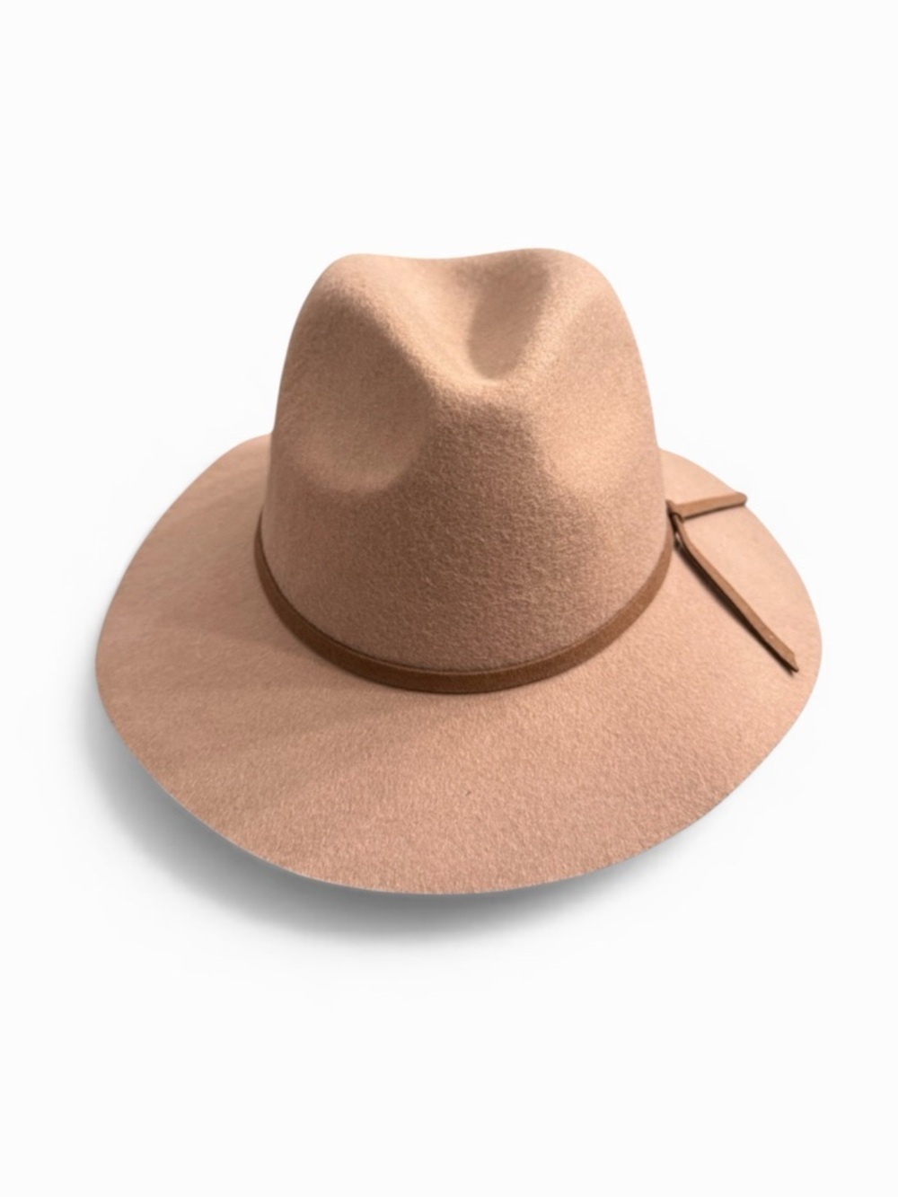 House of Harlow Wool Fedora Hat Blush Pink Mauve NWOT